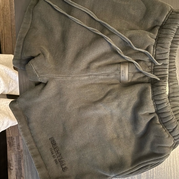 Essentials Gray Men Shorts